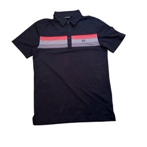 Travis Mathew Golf Polo - Black / Grey